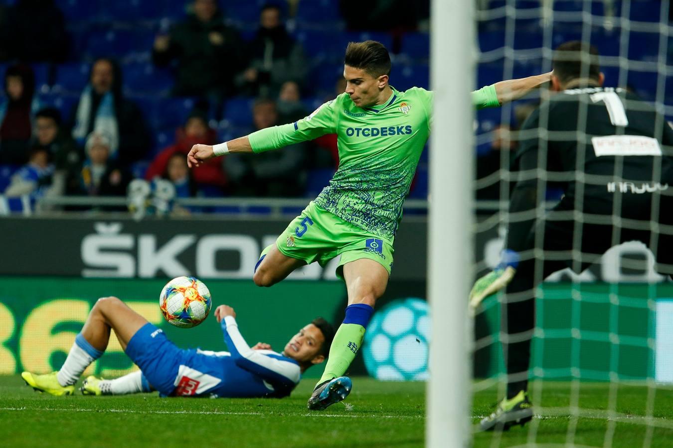 En imágenes, el partido de ida de la Copa del Rey Espanyol-Betis (1-1)