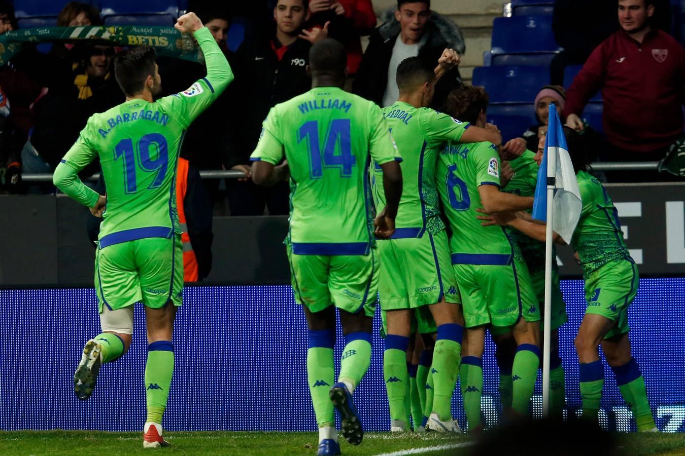 En imágenes, el partido de ida de la Copa del Rey Espanyol-Betis (1-1)