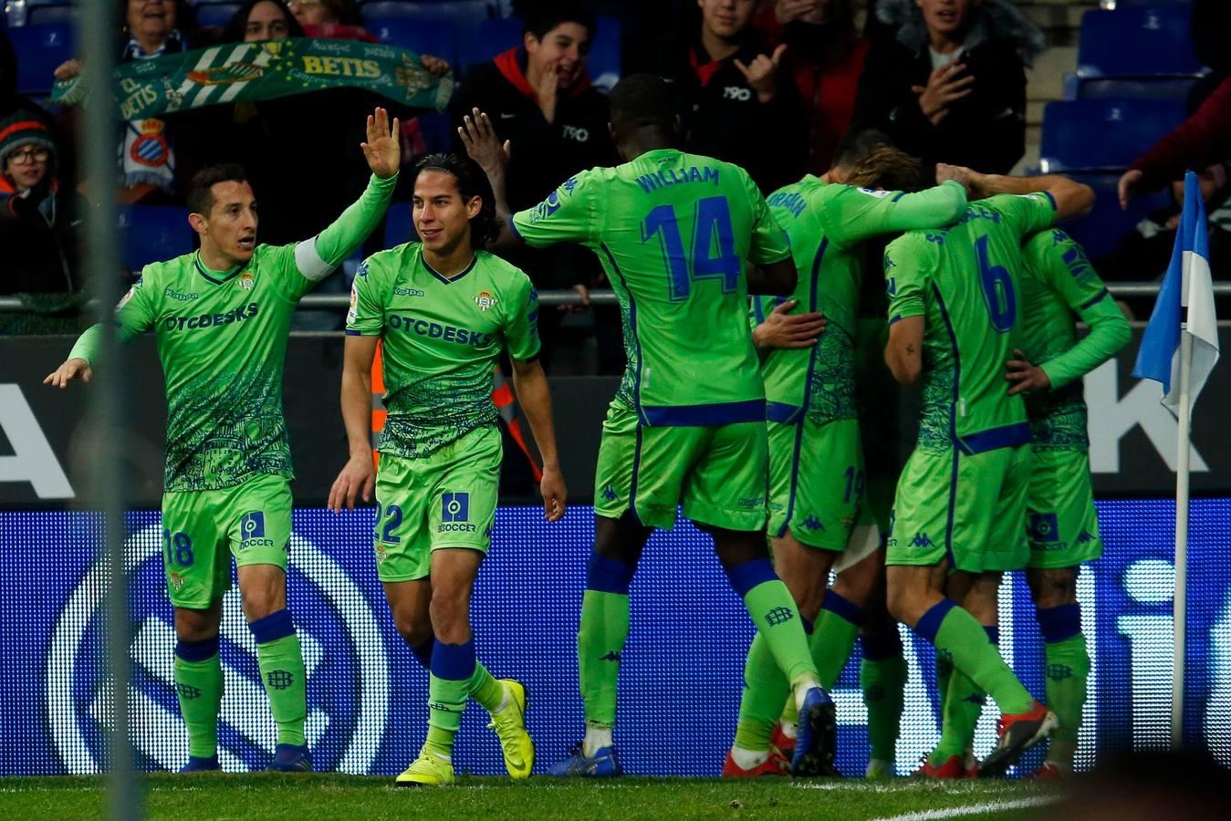 En imágenes, el partido de ida de la Copa del Rey Espanyol-Betis (1-1)