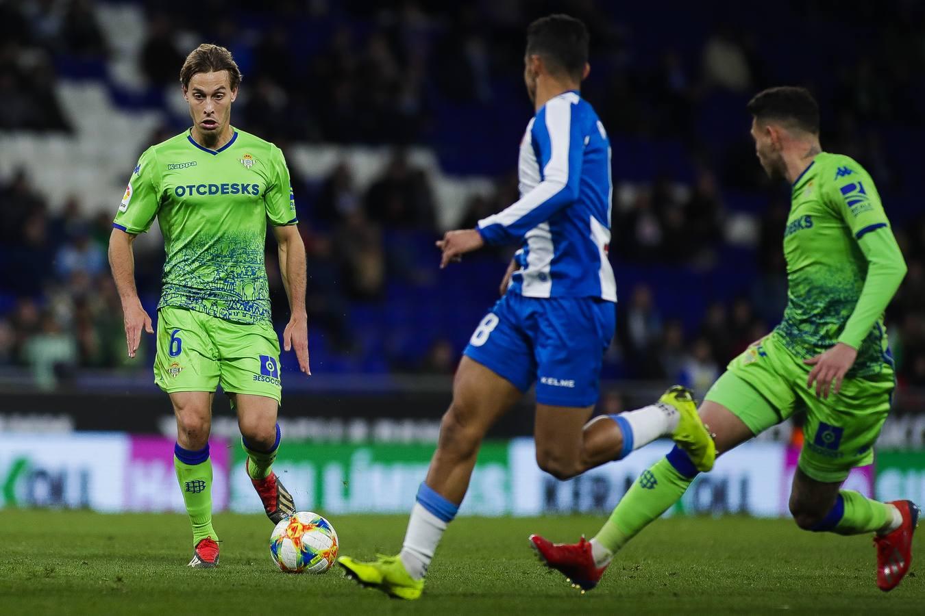 En imágenes, el partido de ida de la Copa del Rey Espanyol-Betis (1-1)