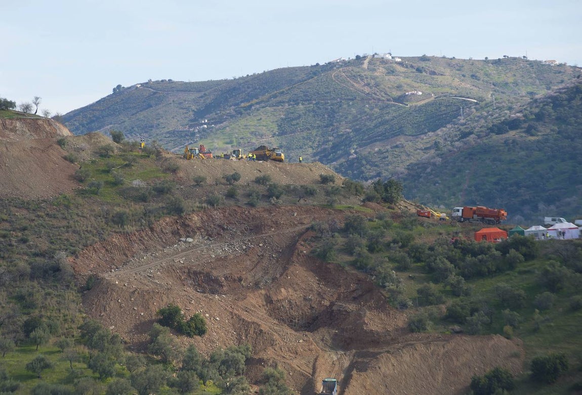 Estado de la montaña una semana después de la desaparición de Julen