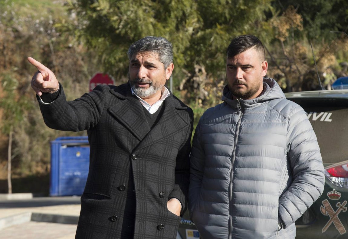 Juan José Cortés acompaña a los padres de Julen