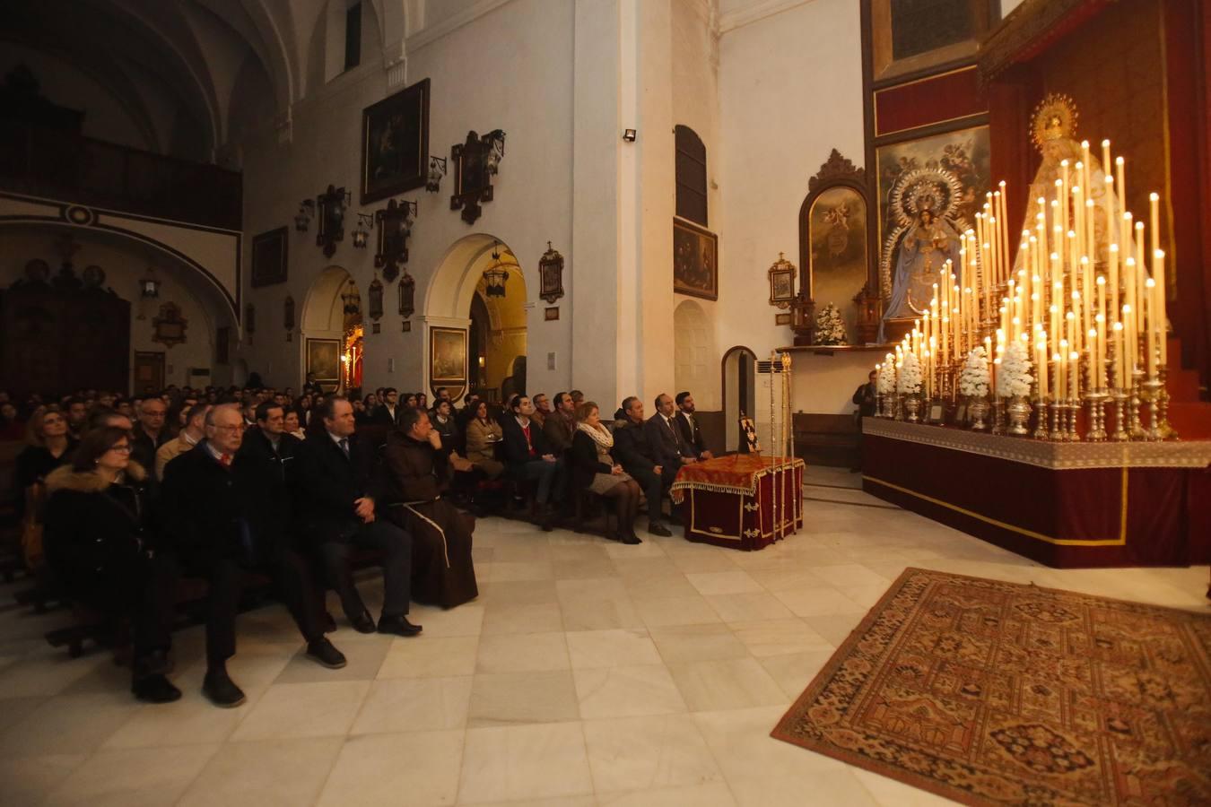 La exaltación de la Virgen de la Paz de Córdoba a cargo de Eloy Moreno, en imágenes