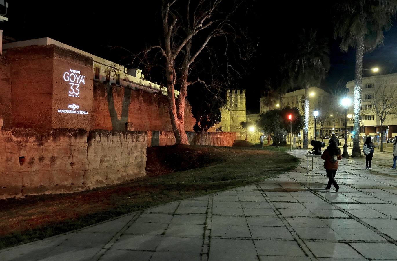 Fotogalería: Sevilla luce para la gala de los Goya