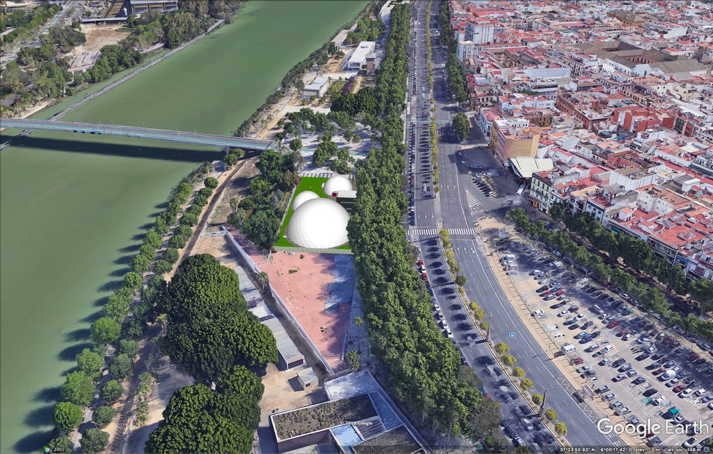 El proyecto del nuevo teatro de La Imperdible de Sevilla, en imágenes