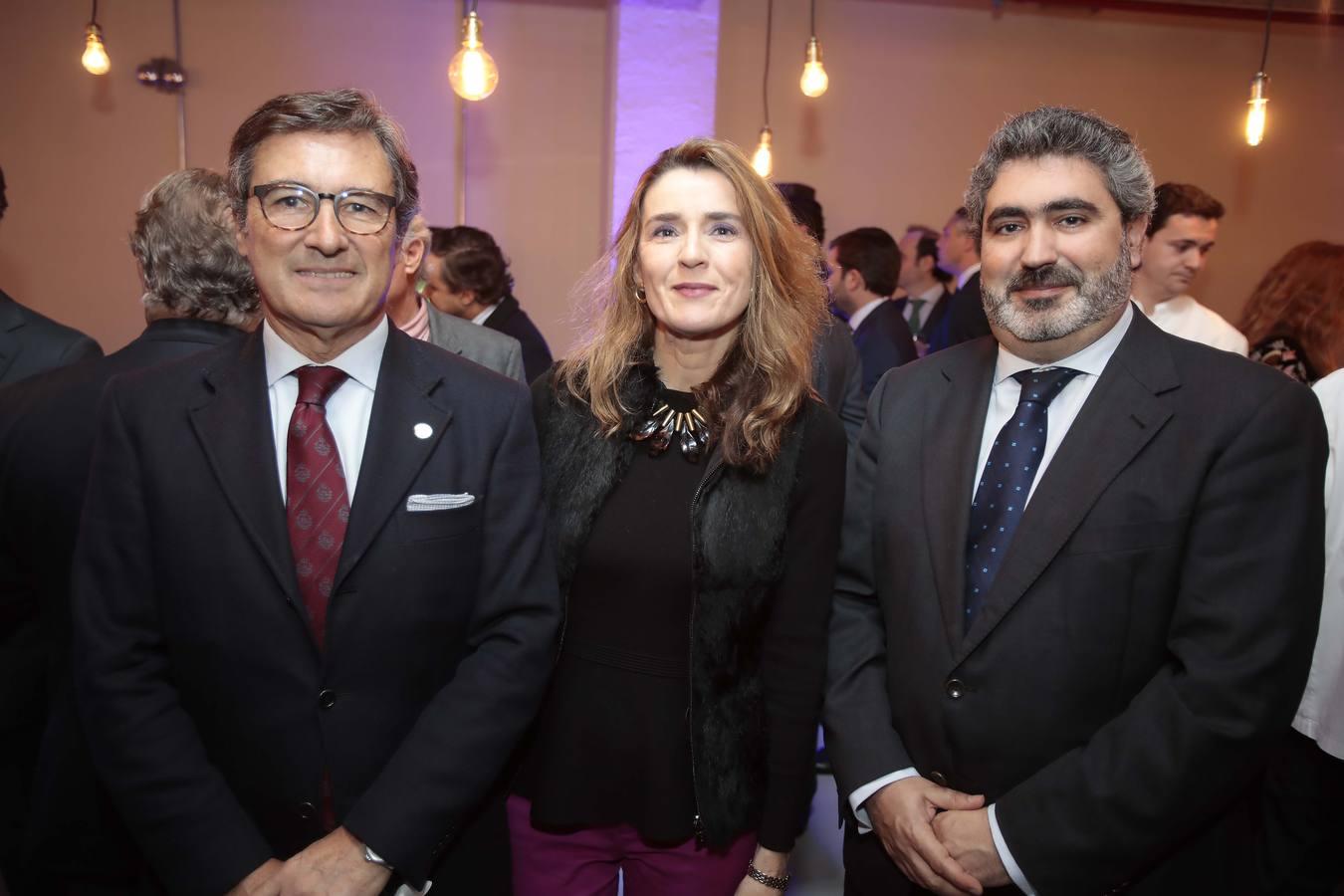 Jerónimo Cejudo, María Jesús Pereira y José Carlos Jiménez Calderón