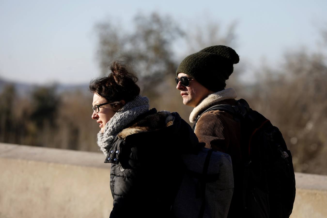 El rayo de sol que no cesa en el invierno de Córdoba, en imágenes