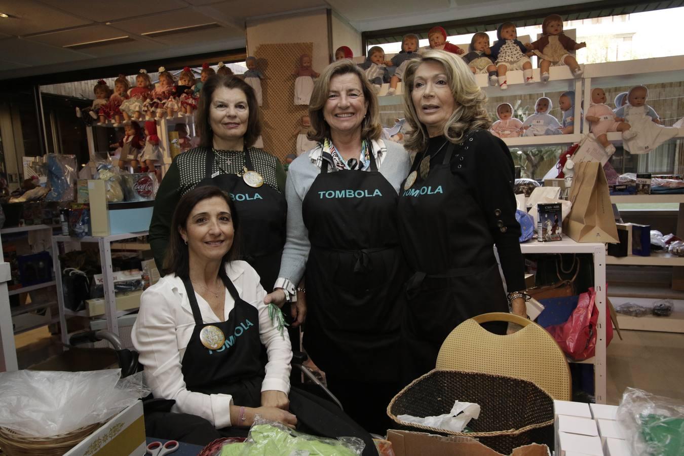 Geli Mora, Salud Enríquez, Carmen Fernández e Inma Lucena