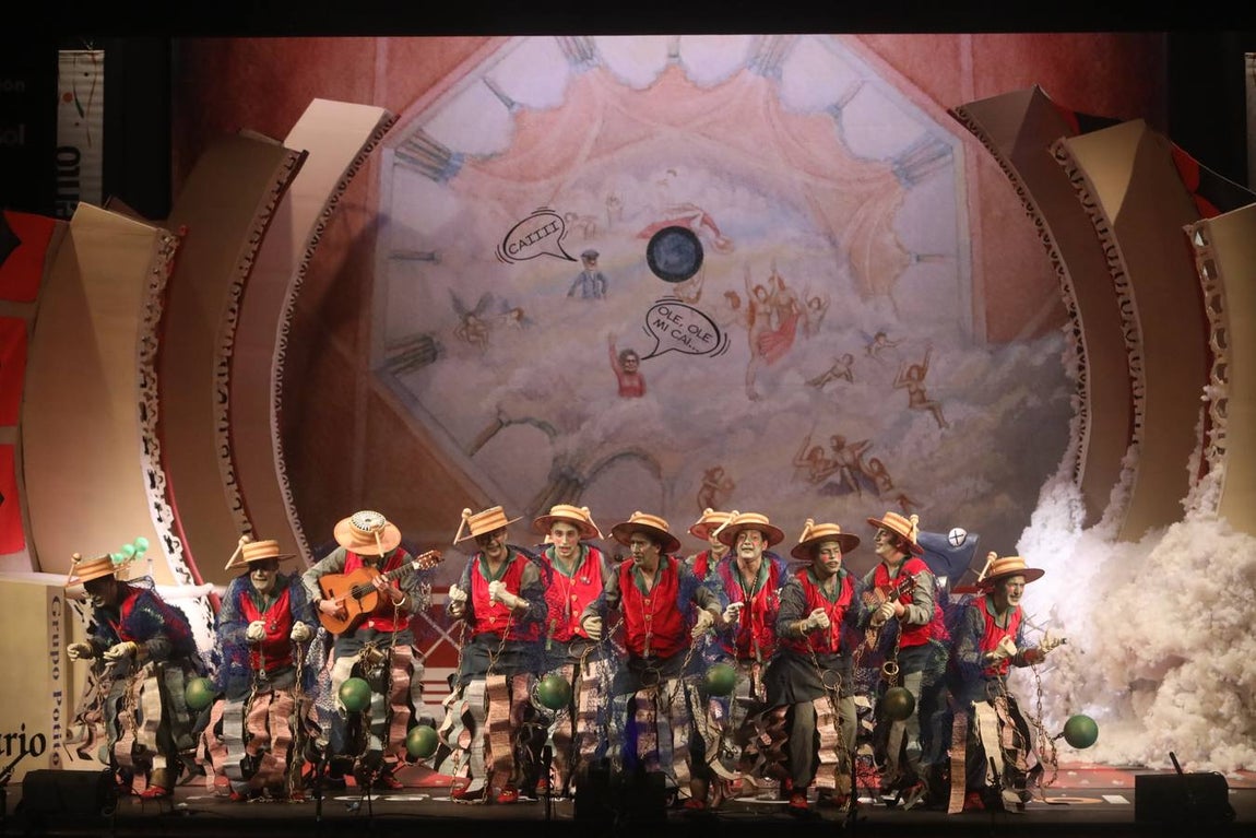 FOTOS: chirigota Los fantasmíbiris mamarrachíbiris del templo de las coplíbiris