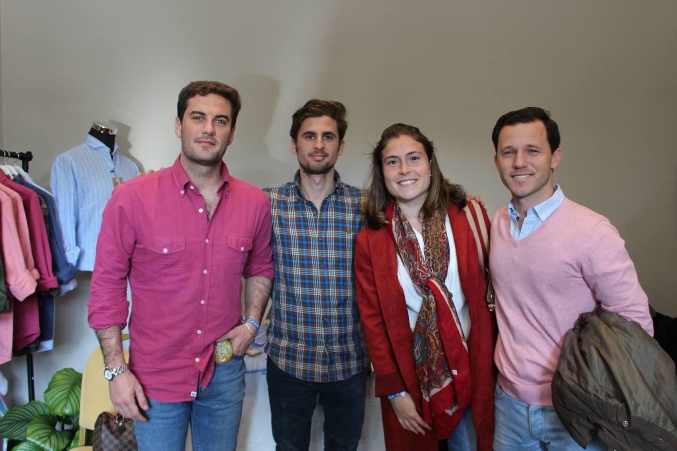 Josema Pérez, Javier Luceño, Carla Rodríguez y Guillermo Orellana