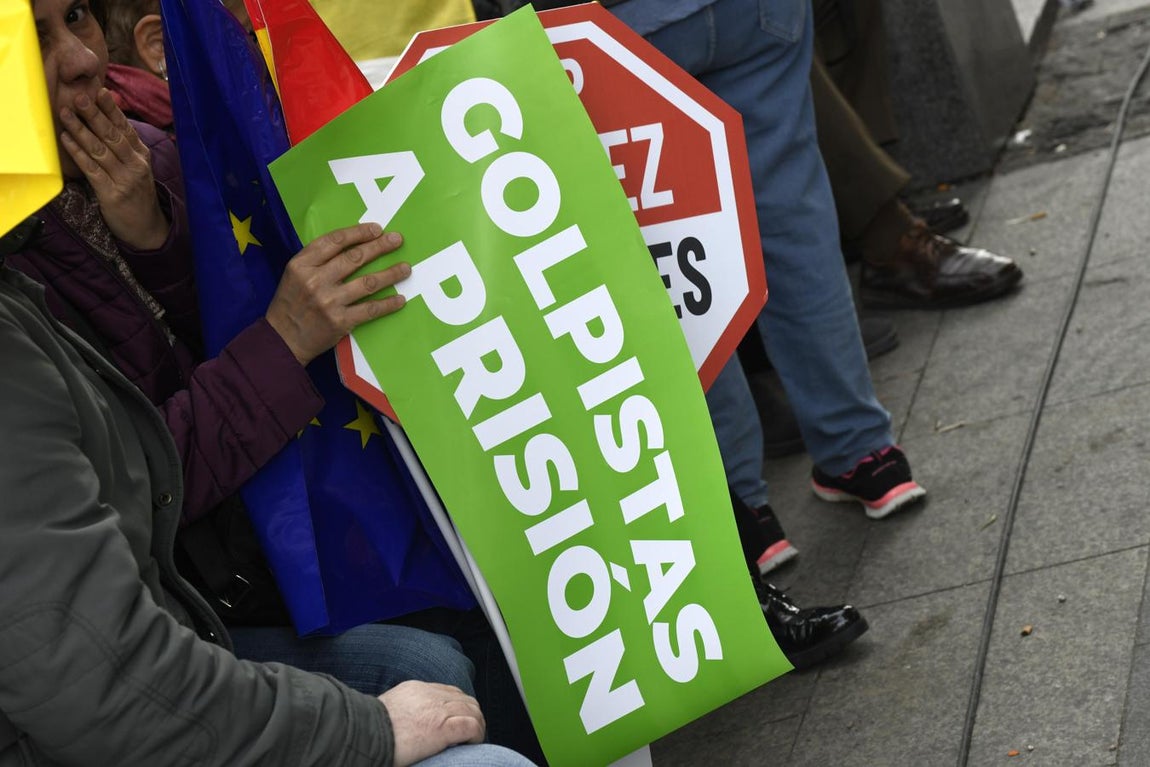 La manifestación de Colón, en imágenes