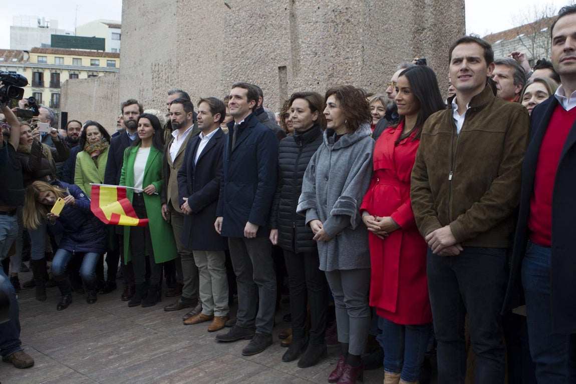La manifestación de Colón, en imágenes