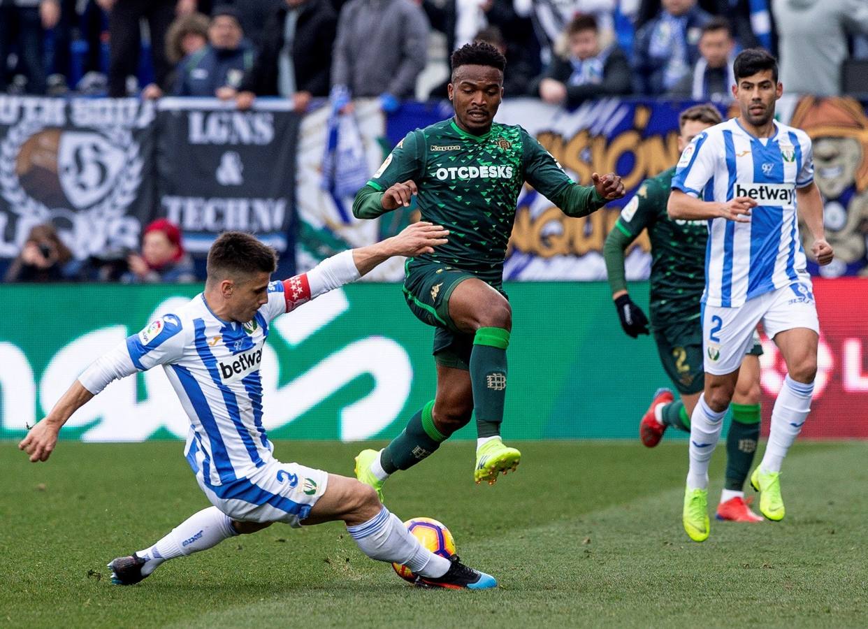 Las imágenes más vibrantes del Leganés- Betis (3-0)