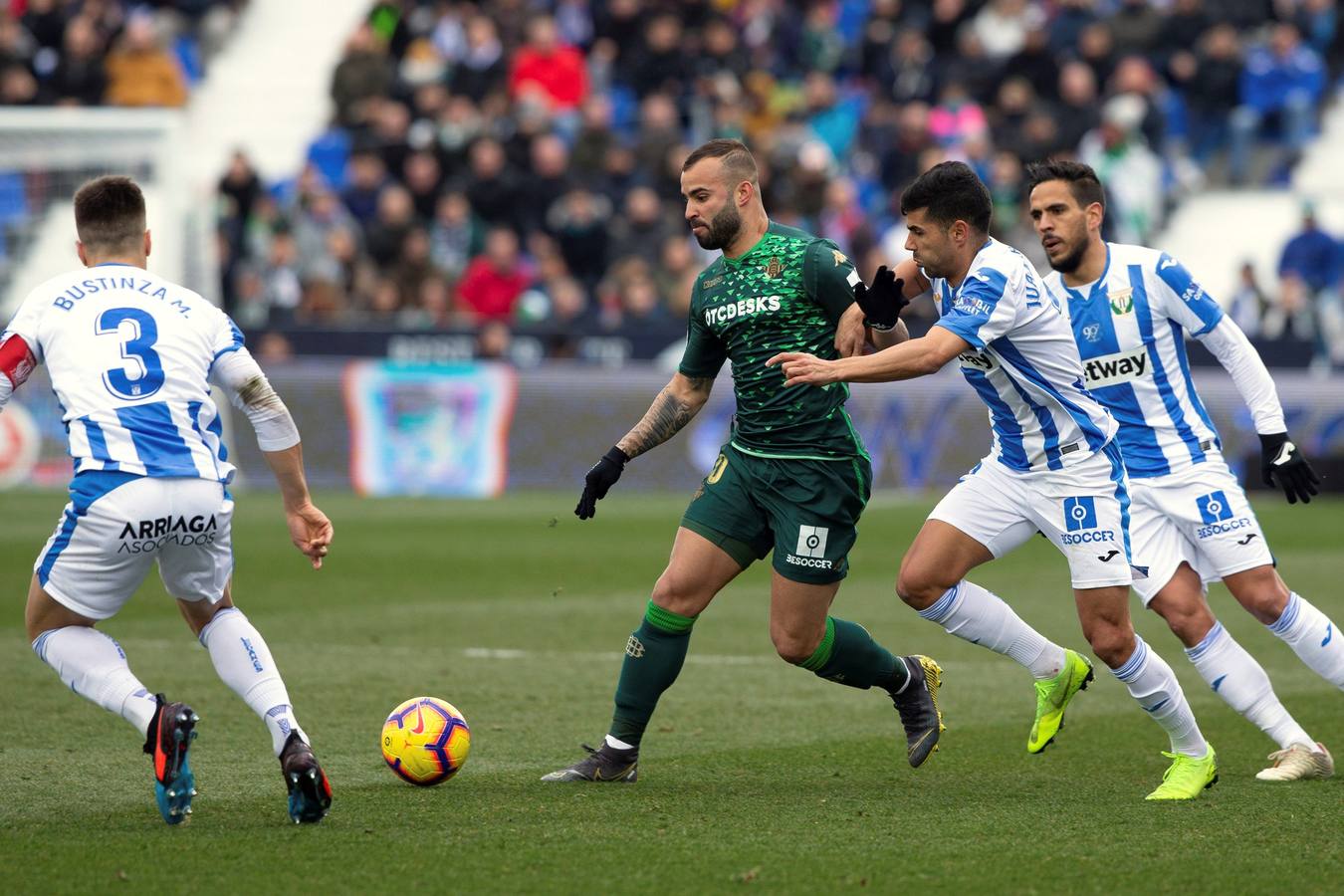 Las imágenes más vibrantes del Leganés- Betis (3-0)