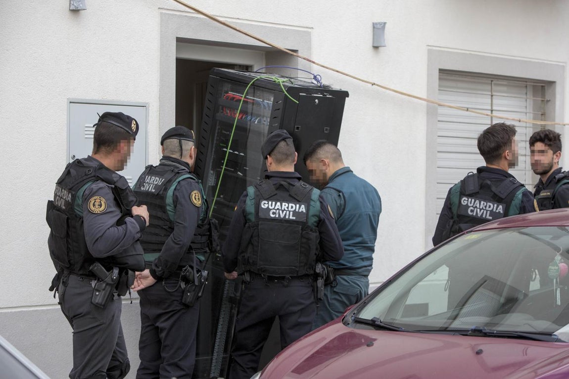 FOTOS: Operación contra el narcotráfico en La Línea