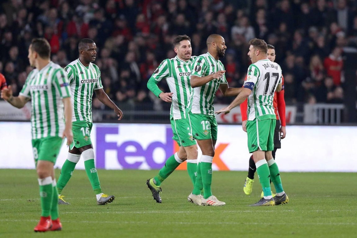 Stade Rennais-Real Betis (3-3) de la Liga Europa, en imágenes