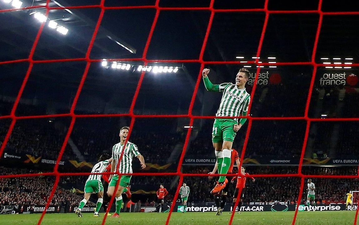 Stade Rennais-Real Betis (3-3) de la Liga Europa, en imágenes
