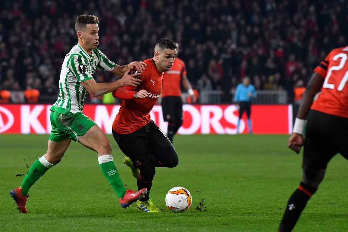 Stade Rennais-Real Betis (3-3) de la Liga Europa, en imágenes