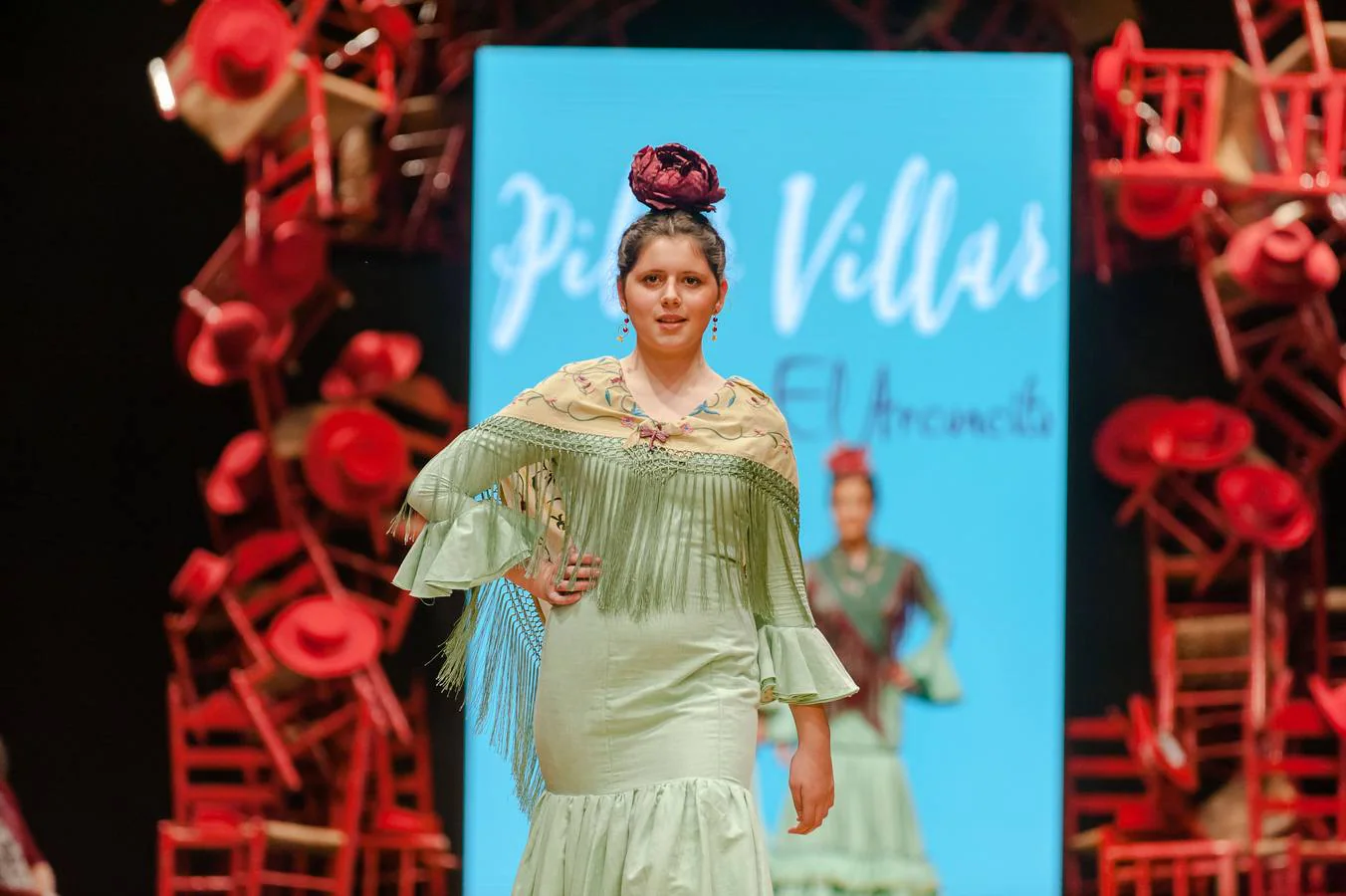 FOTOS: Pilar Villar en la Pasarela Flamenca Jerez Tío Pepe 2019