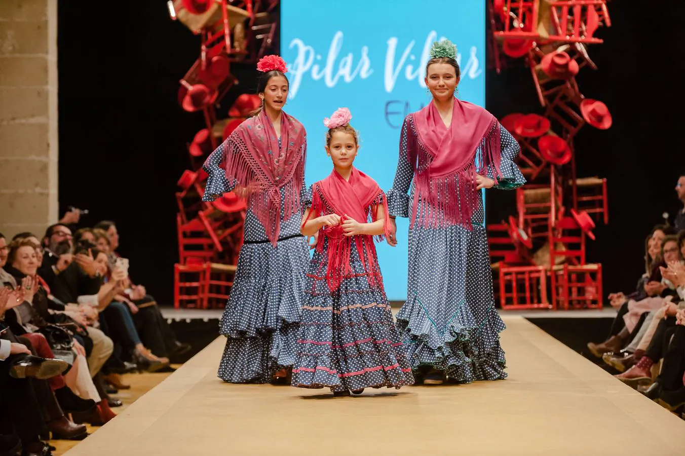FOTOS: Pilar Villar en la Pasarela Flamenca Jerez Tío Pepe 2019