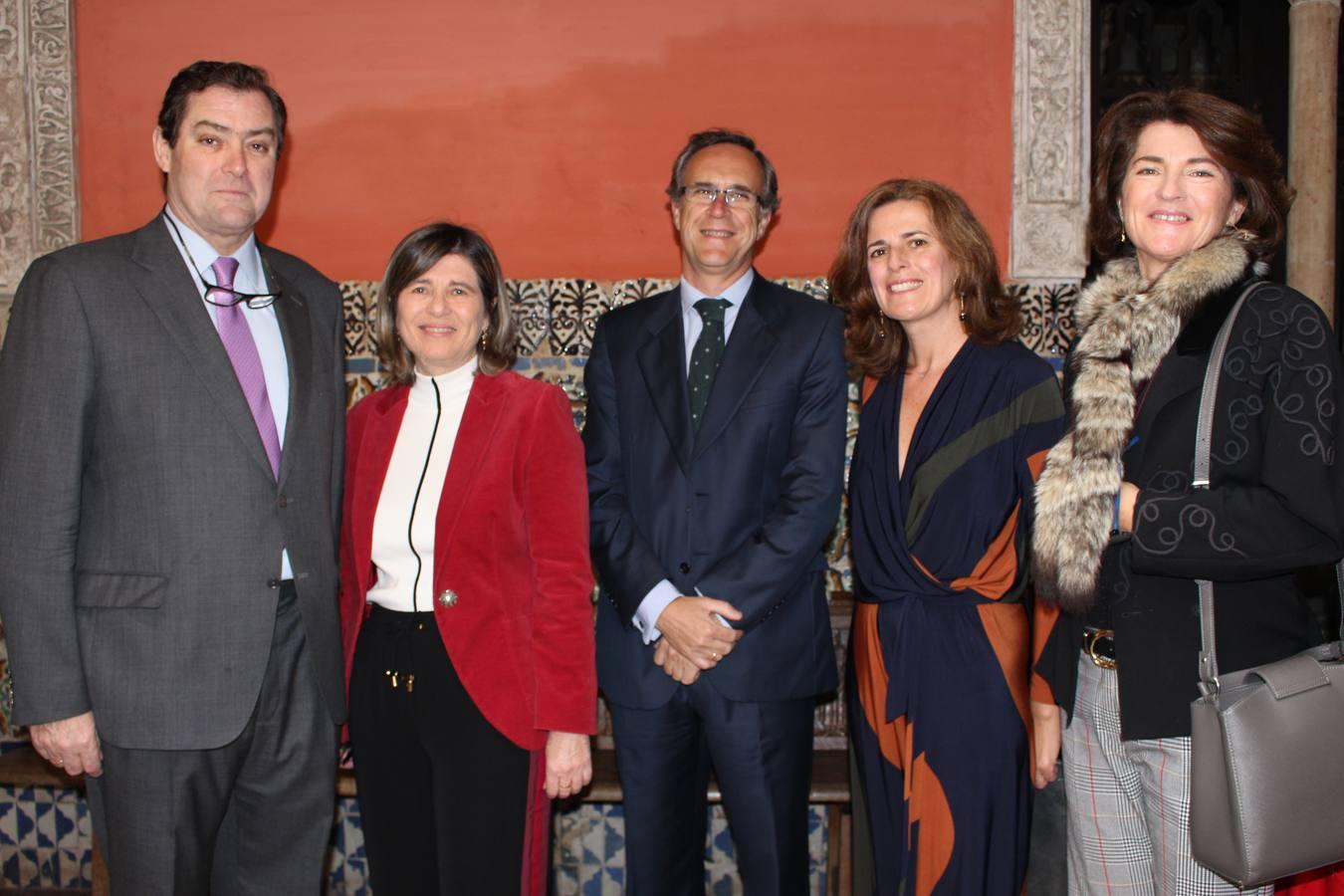 Ignacio Candau, Reyes Benjumea, Juan Pedro Álvez, Cristina Benítez e Inés Parias