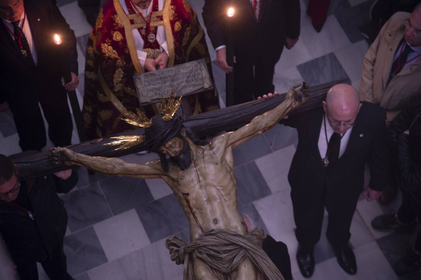Galería del vía crucis del Cristo del Calvario