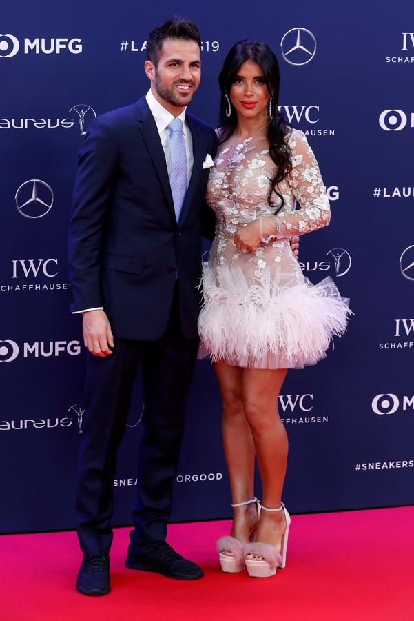 Cesc Fábregas y Daniella Semann. 