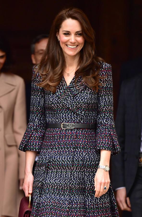 Catalina de Cambridge. La mujer del Príncipe Guillermo, durante una de sus visitas oficiales a Francia, en 2017