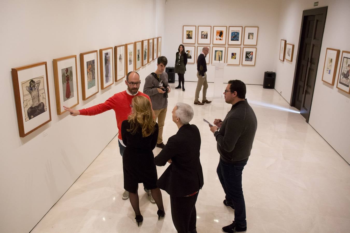 La presentación de la muestra del Museo ABC en el Thyssen de Málaga, en imágenes