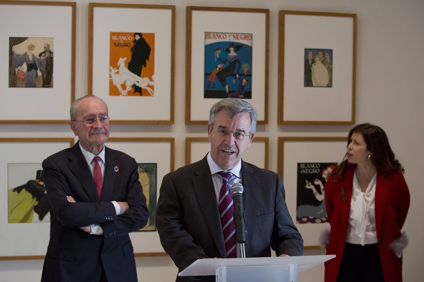 La presentación de la muestra del Museo ABC en el Thyssen de Málaga, en imágenes