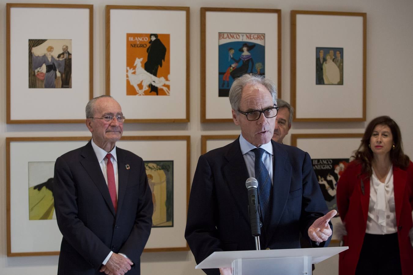 La presentación de la muestra del Museo ABC en el Thyssen de Málaga, en imágenes