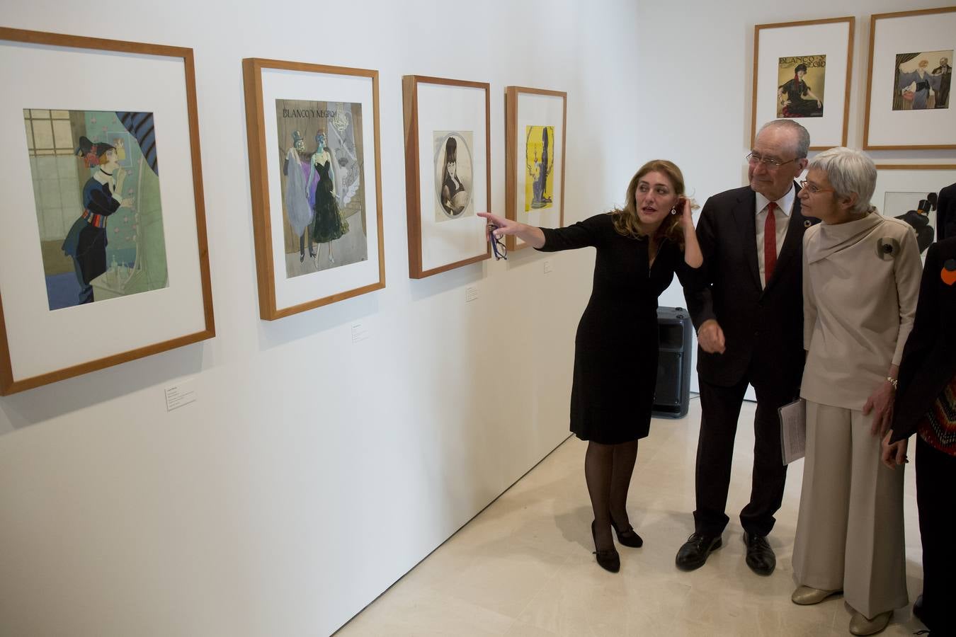 La presentación de la muestra del Museo ABC en el Thyssen de Málaga, en imágenes