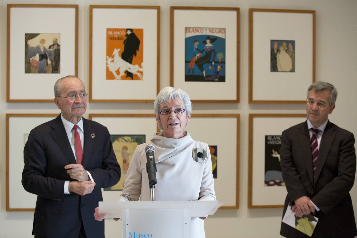 La presentación de la muestra del Museo ABC en el Thyssen de Málaga, en imágenes