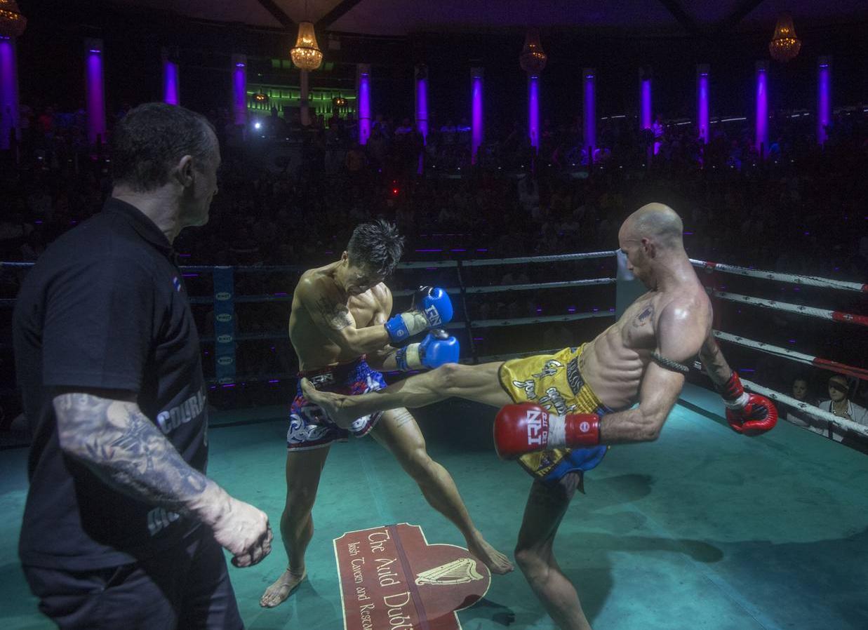 Las espectaculares imágenes del tercer campeonato mundial de muay thai para Carlos Coello