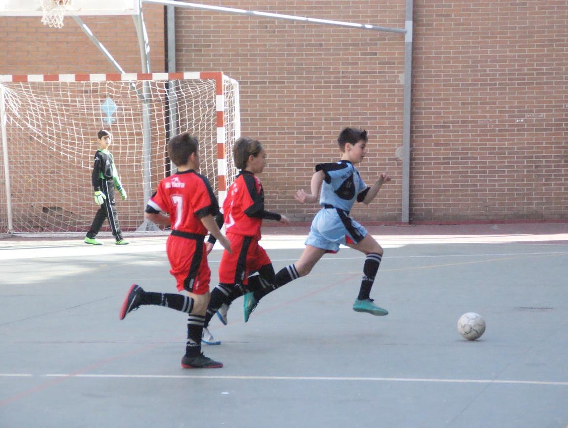 Las mejores imágenes del partido de fútbol sala entre Sagrada Familia Jorge Juan &quot;A&quot; y Nuestra Señora Consolación &quot;B&quot;