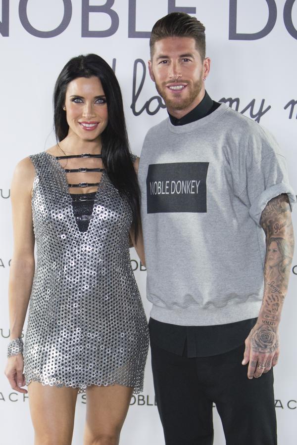 Sergio Ramos y Pilar Rubio. El futbolista y la presentadora tienen tres hijos en común: Sergio Ramos Jr.,  Marco y Alejandro