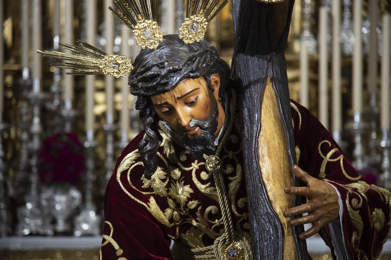 Galería del besamanos del Cristo de las Tres Caídas