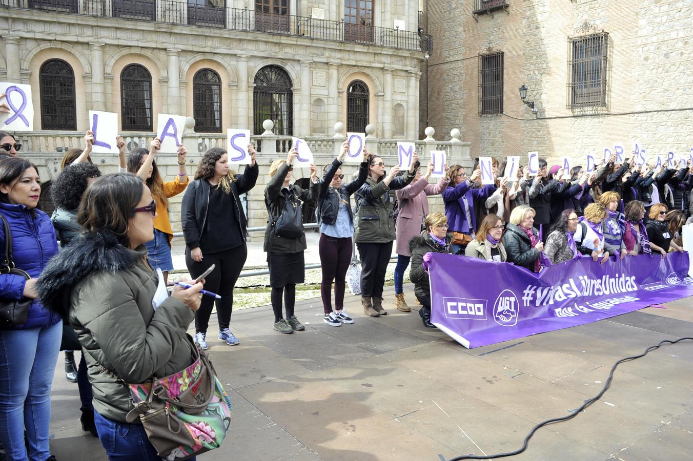 Concentración en Toledo por el Día de la Mujer