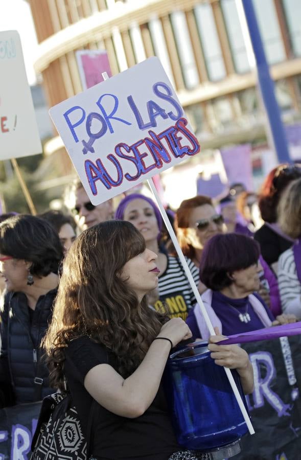 Fotogalería: Así fue la manifestación del 8M en Sevilla