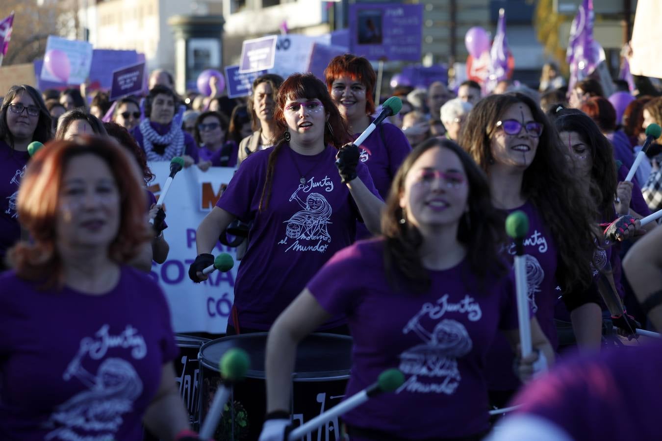 La manifestación del Día de la Mujer, en imágenes