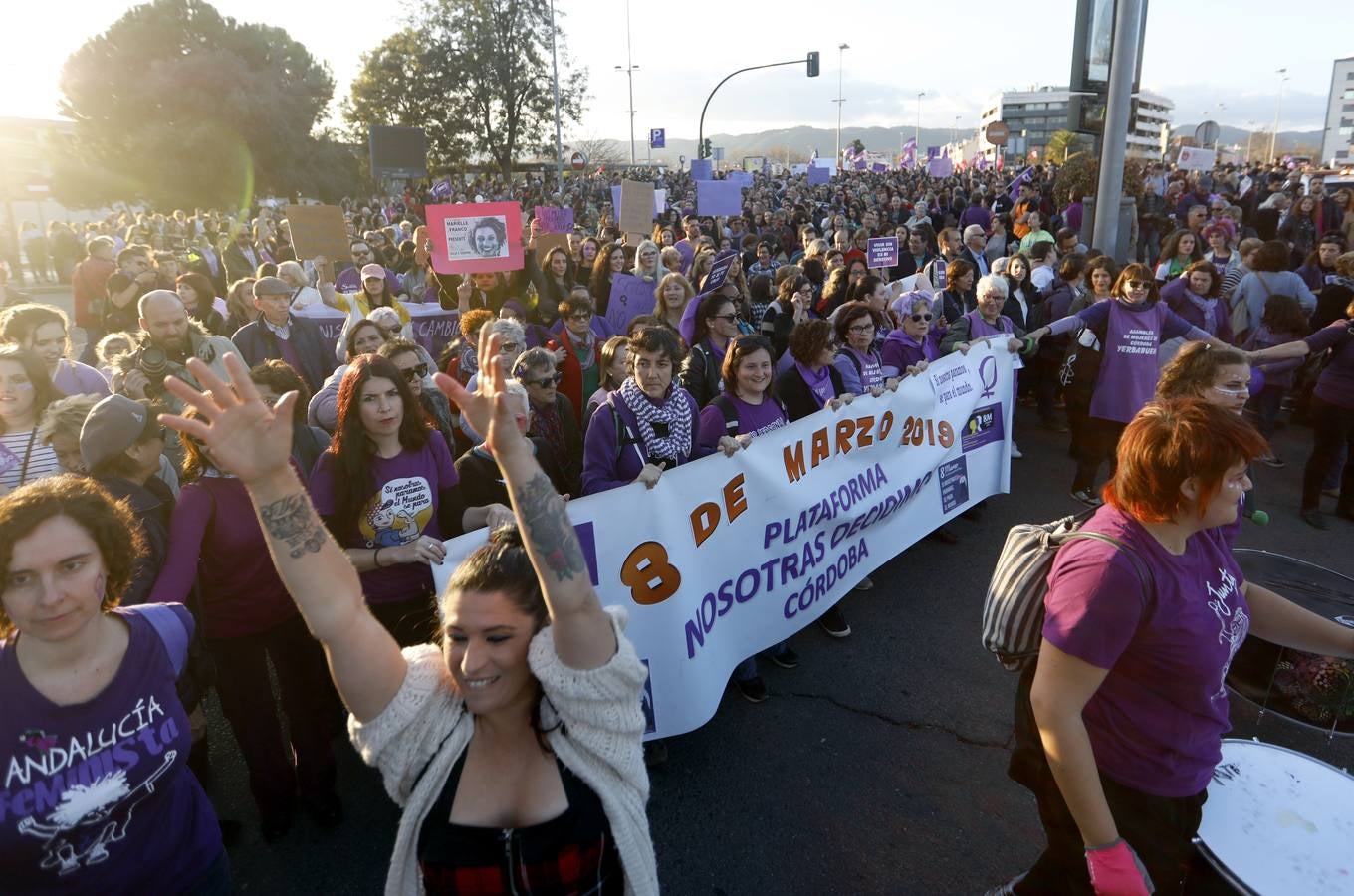 La manifestación del Día de la Mujer, en imágenes