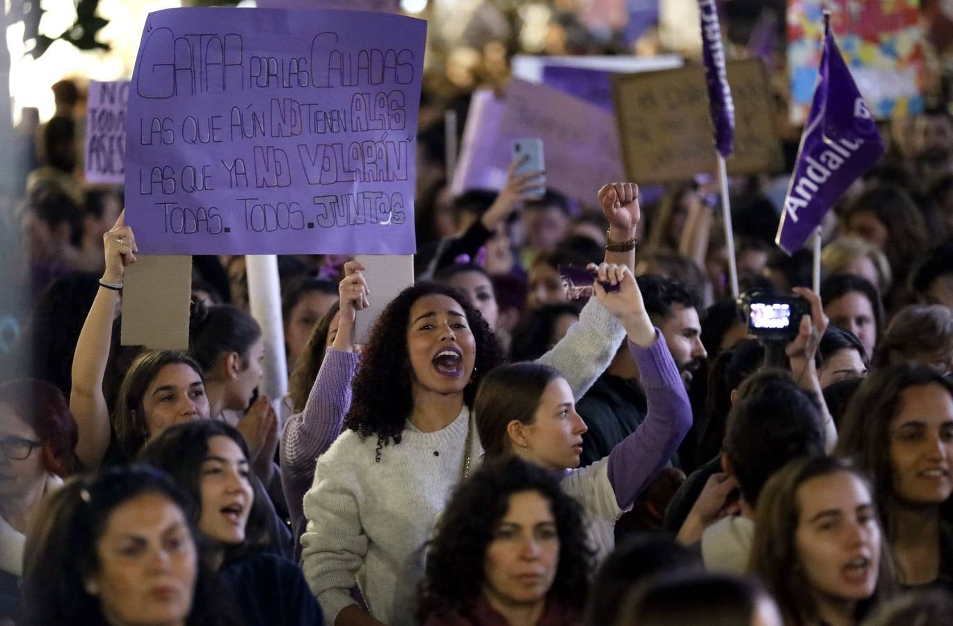 La manifestación del Día de la Mujer, en imágenes