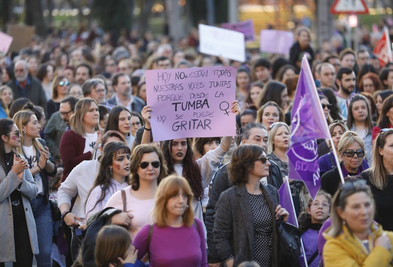 La manifestación del Día de la Mujer, en imágenes