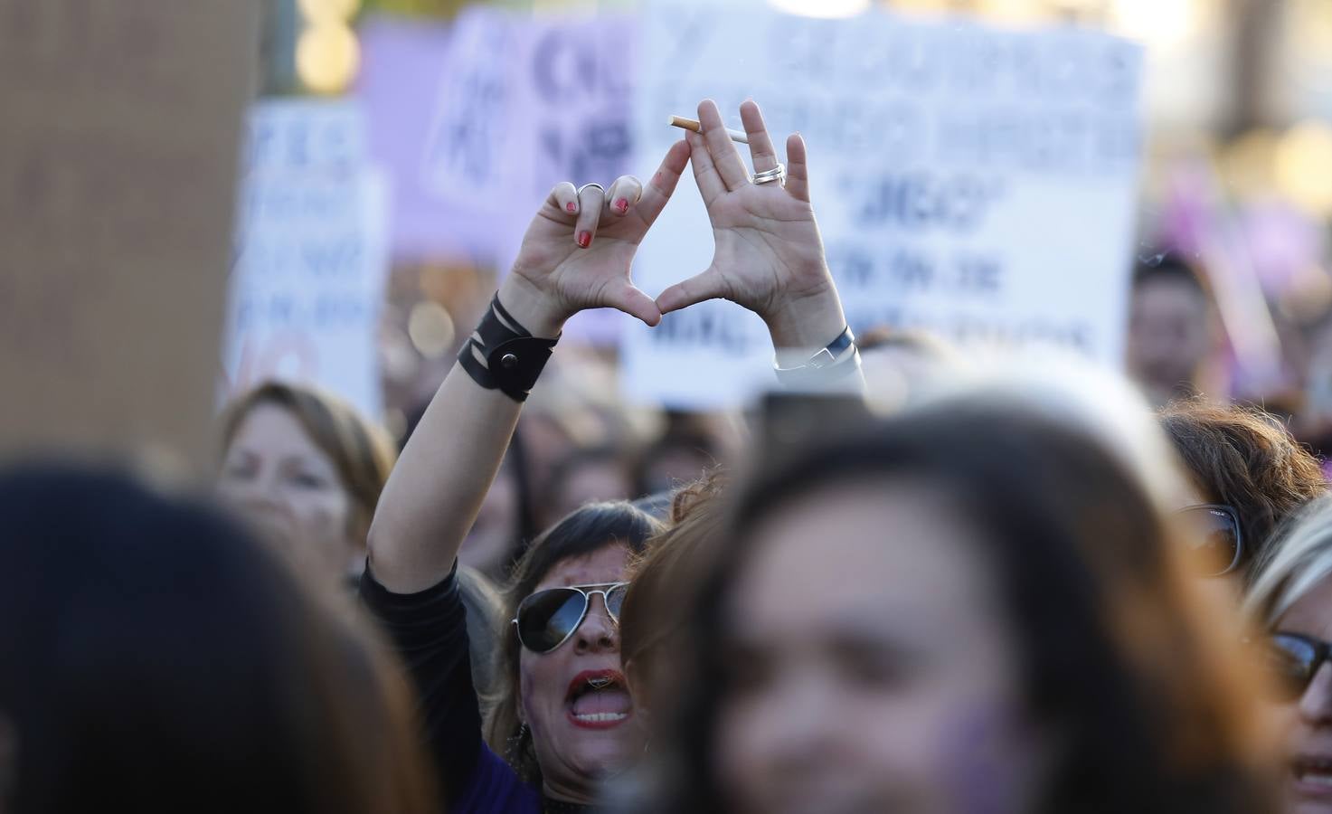 La manifestación del Día de la Mujer, en imágenes