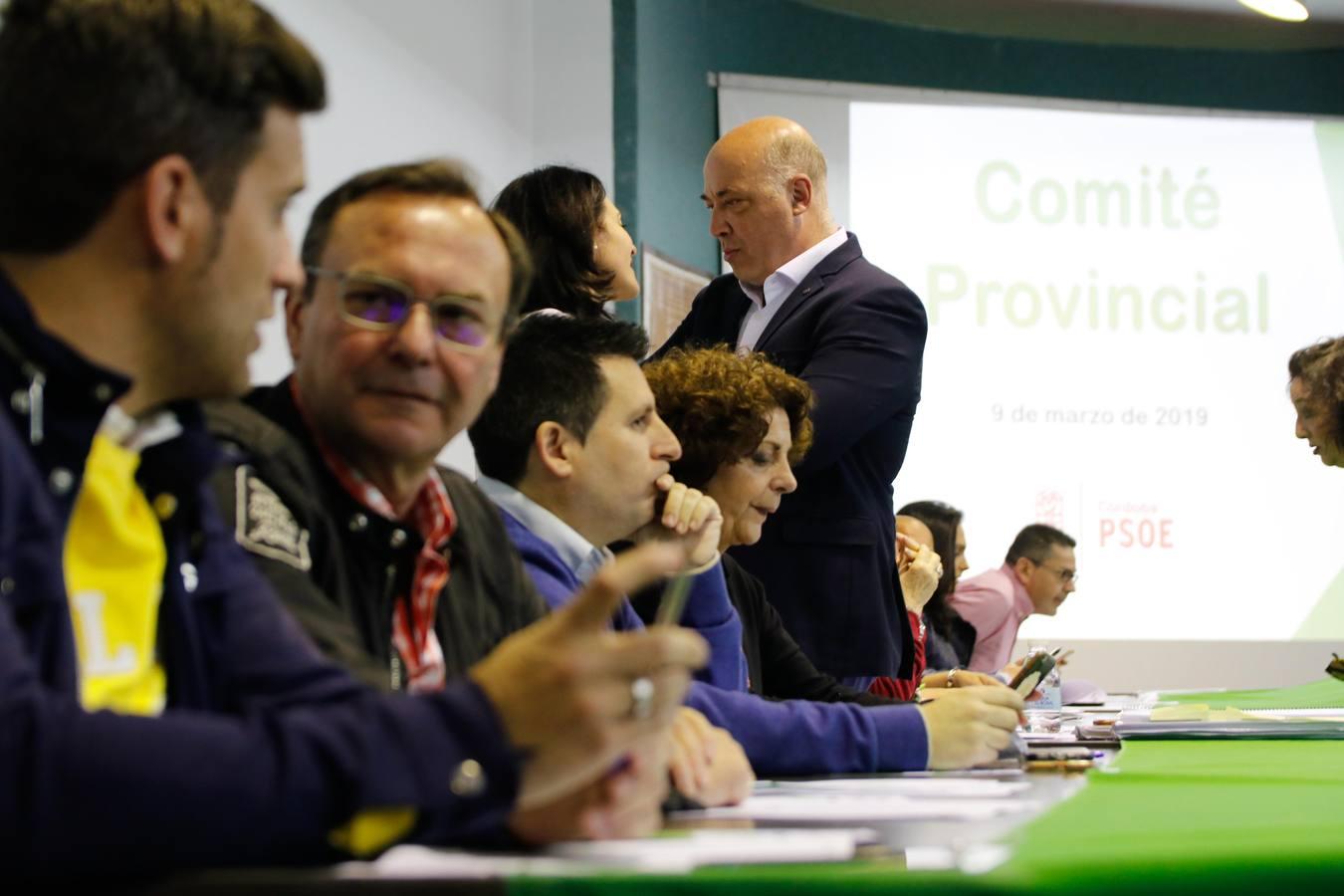 El tenso comité provincial de las listas del PSOE en Córdoba, en imágenes