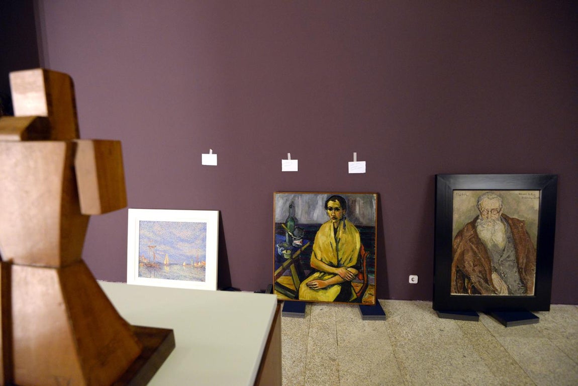 Llegan las primeras obras al Museo de Santa Fe de Toledo