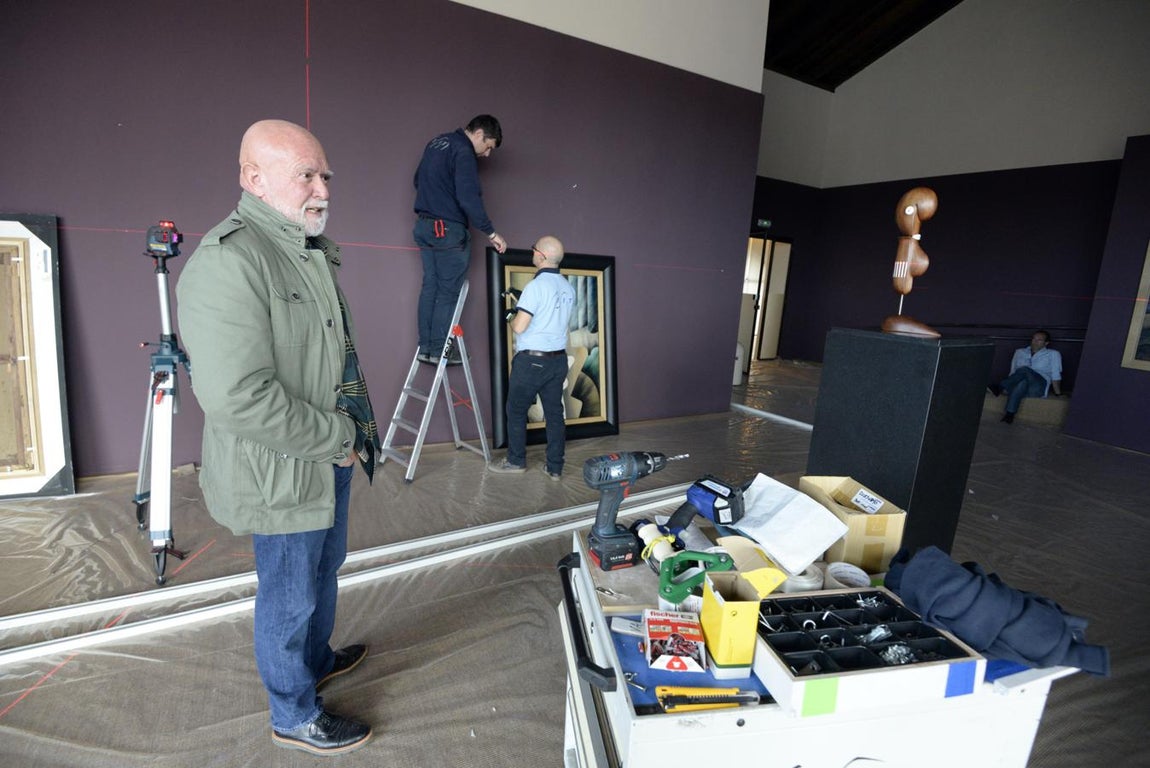 Llegan las primeras obras al Museo de Santa Fe de Toledo