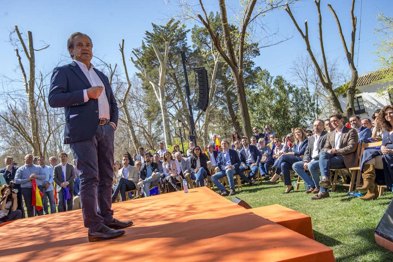 Albert Rivera y Juan Carlos Girau en Toledo