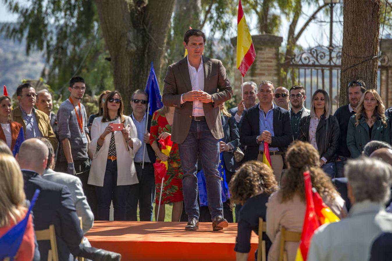 Albert Rivera y Juan Carlos Girau en Toledo