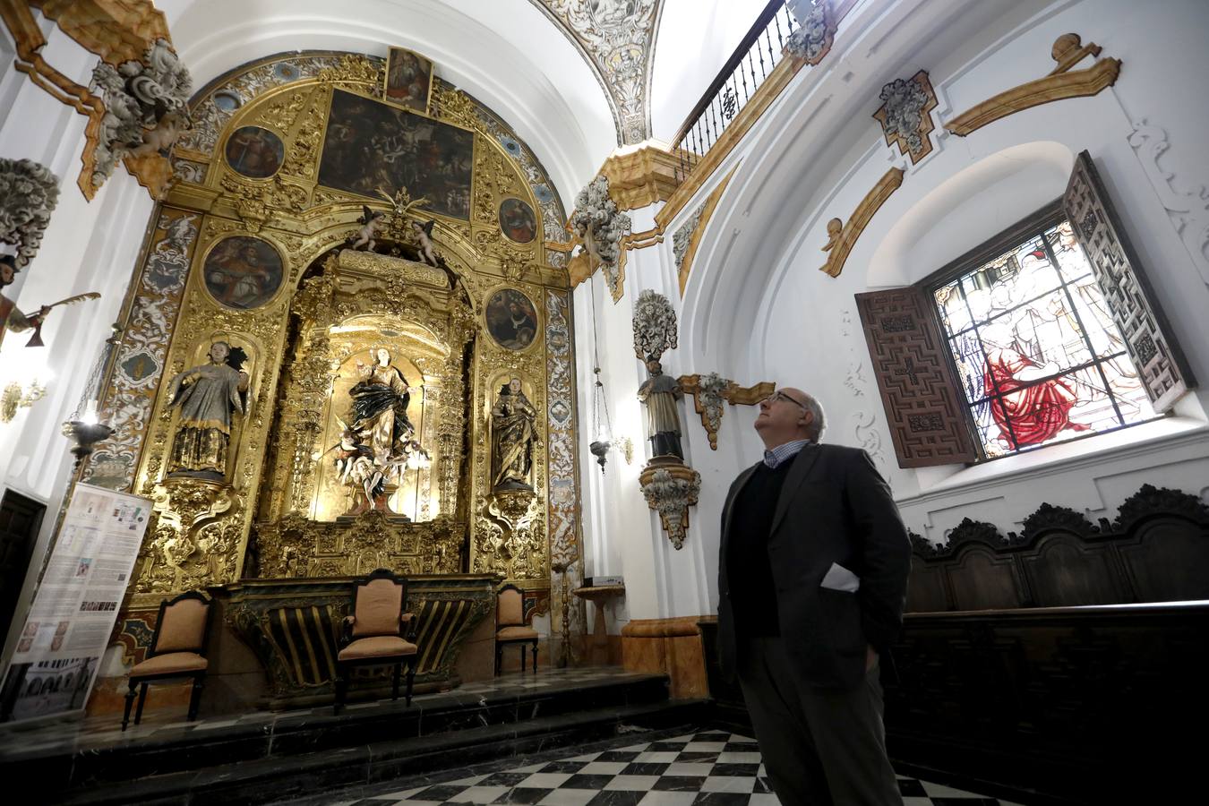 Los secretos de la capilla de la Asunción, en el Instituto Góngora de Córdoba, en imágenes